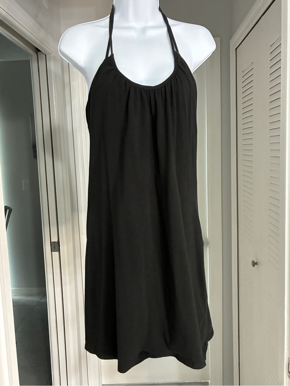 Victoria's Secret Black Halter Mini Dress